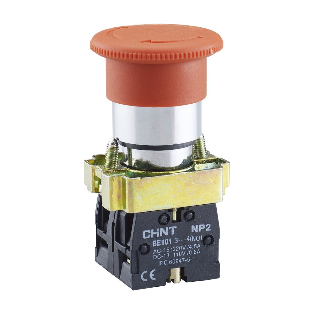 CHINT Mushroom Emergency Stop Push Button NP2-BS545 push button & indicator