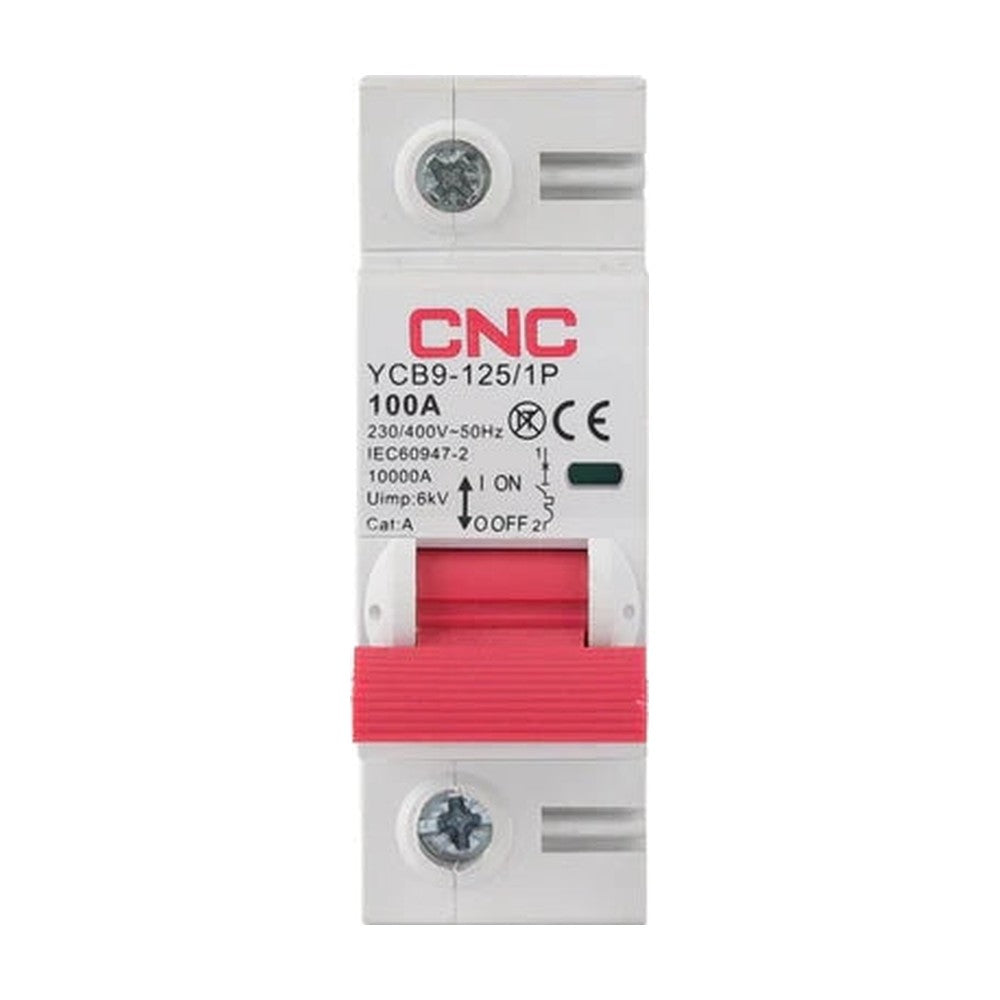 CNC 1P 100A MCB AC Circuit Breaker YCB9-125
