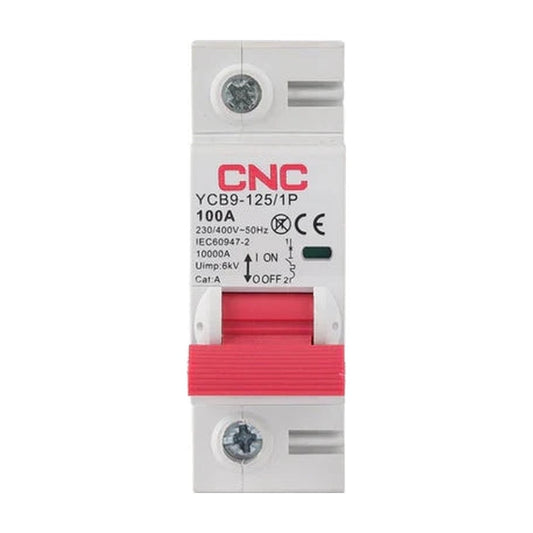 CNC 1P 100A MCB AC Circuit Breaker YCB9-125