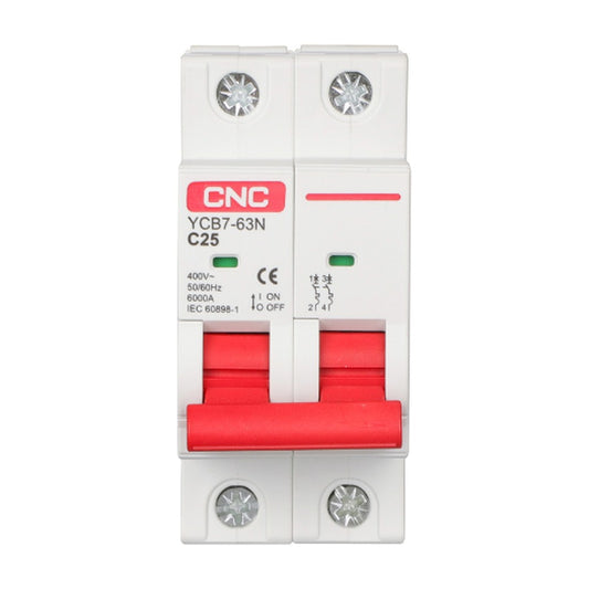 CNC 2P MCB AC Circuit Breaker YCB7H-63A