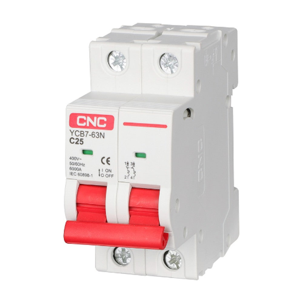 CNC 2P MCB AC Circuit Breaker YCB7H-63A - image 2