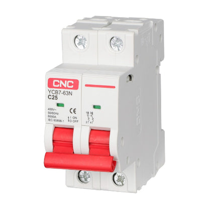 CNC 2P MCB AC Circuit Breaker YCB7H-63A - image 2