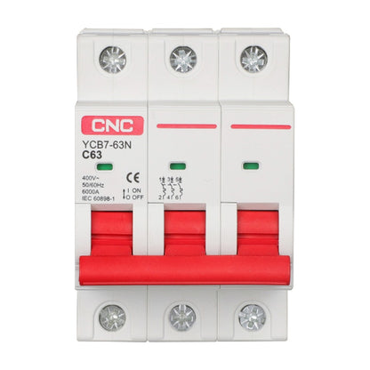 CNC 3P MCB AC Circuit Breaker YCB7H-63