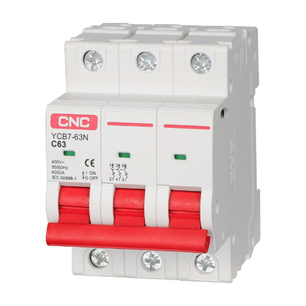 CNC 3P MCB AC Circuit Breaker YCB7H-63 - image 2