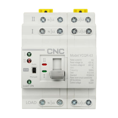 CNC 4 Pole ATS YCQR-63 Automatic Transfer Switch for Seamless Power Transition