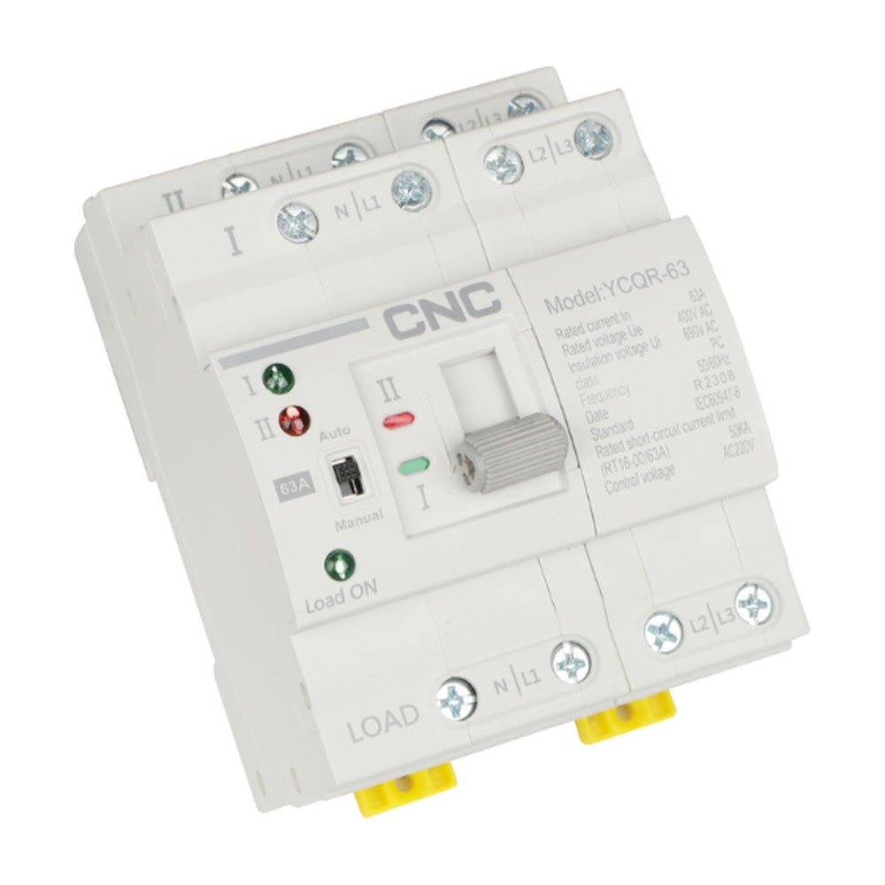 CNC 4 Pole ATS YCQR-63 Automatic Transfer Switch for Seamless Power Transition - image 2