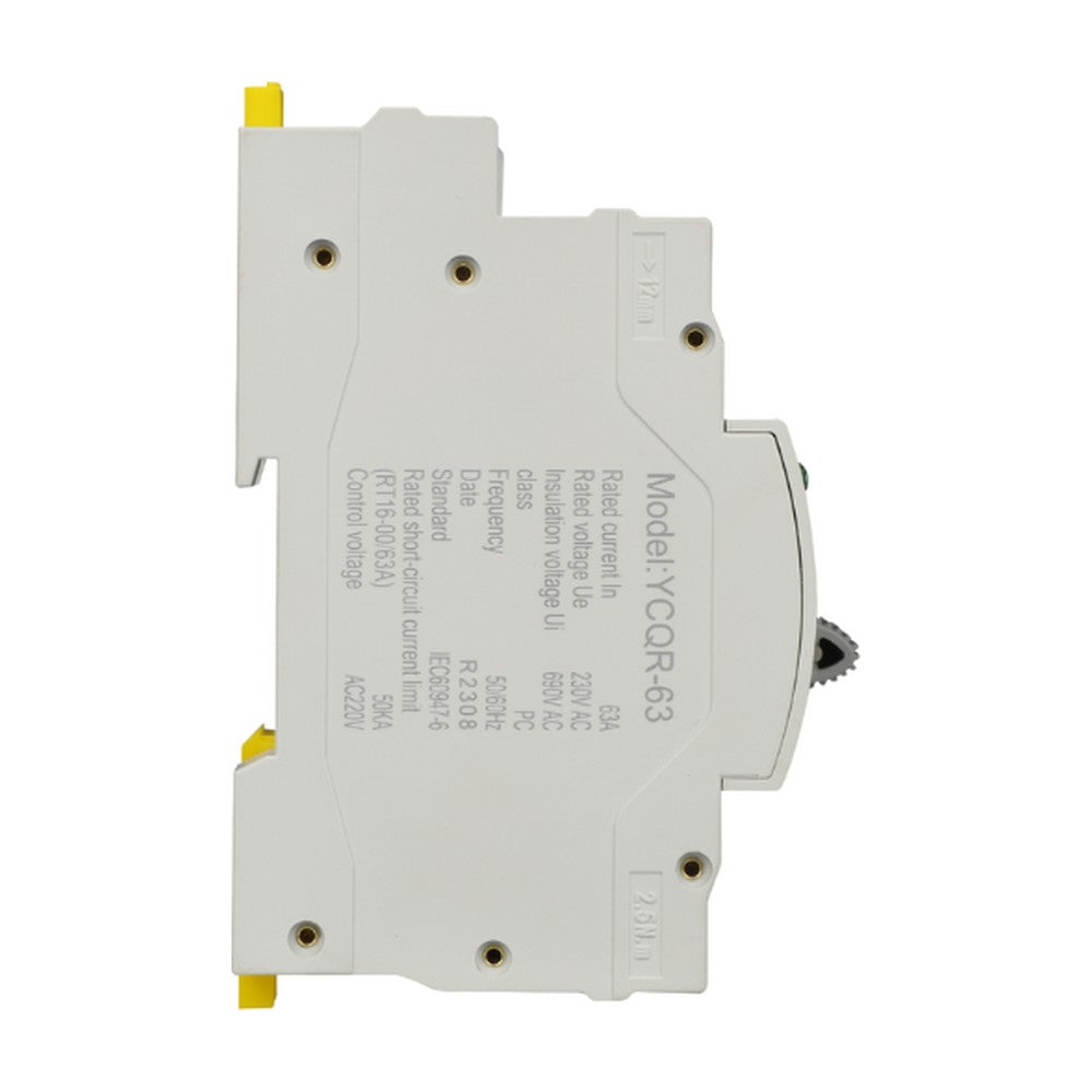 CNC 4 Pole ATS YCQR-63 Automatic Transfer Switch for Seamless Power Transition - image 3
