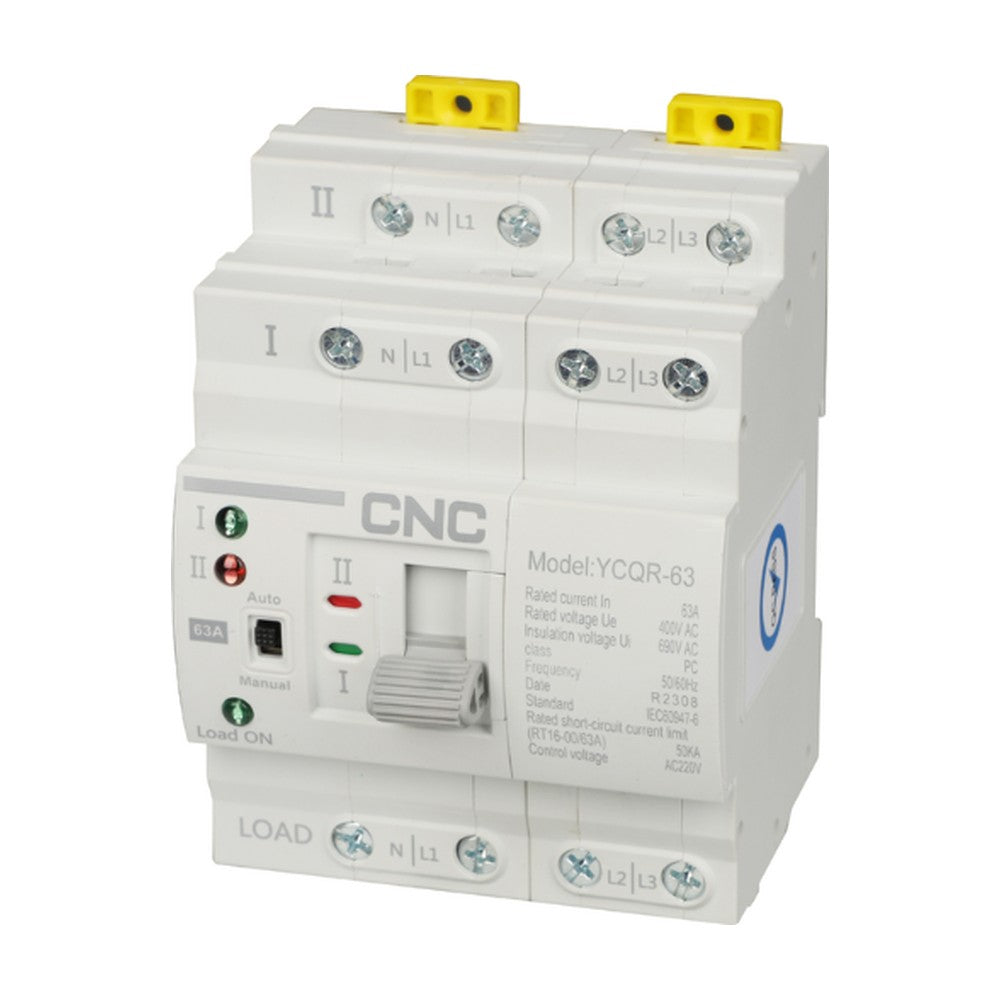 CNC 4 Pole ATS YCQR-63 Automatic Transfer Switch for Seamless Power Transition - image 4