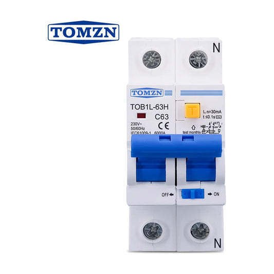 TOMZN Two Pole Earth Leakage Breaker circuit breaker