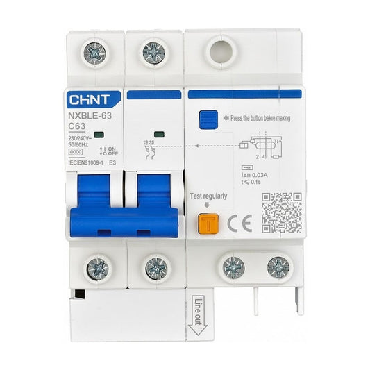 CHINT Two Pole Earth Leakage circuit breaker