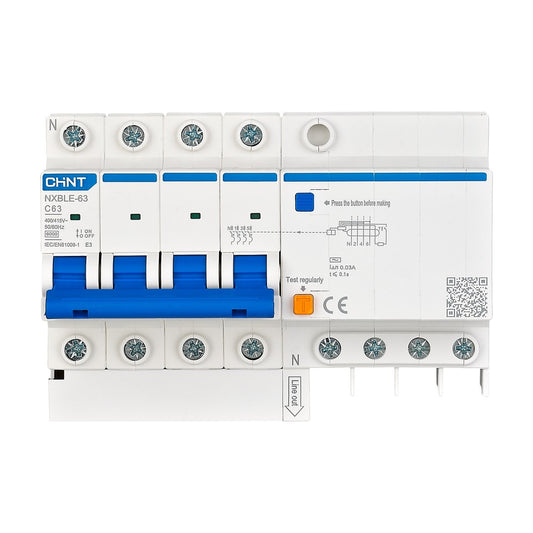 CHINT Four Pole Earth Leakage circuit breaker