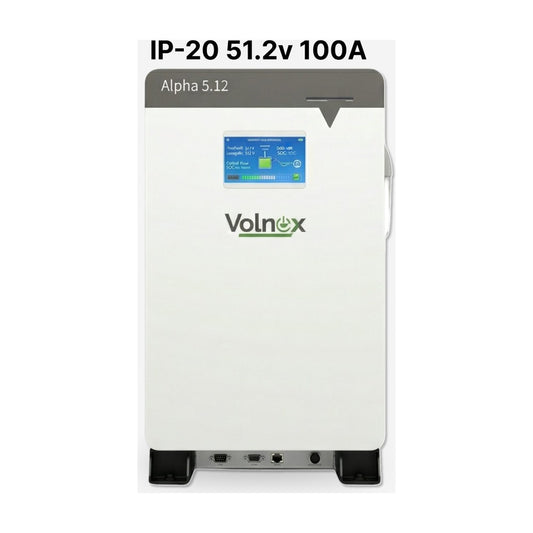 Volnex 5kWh Wall Mounted Lithium Battery IP21