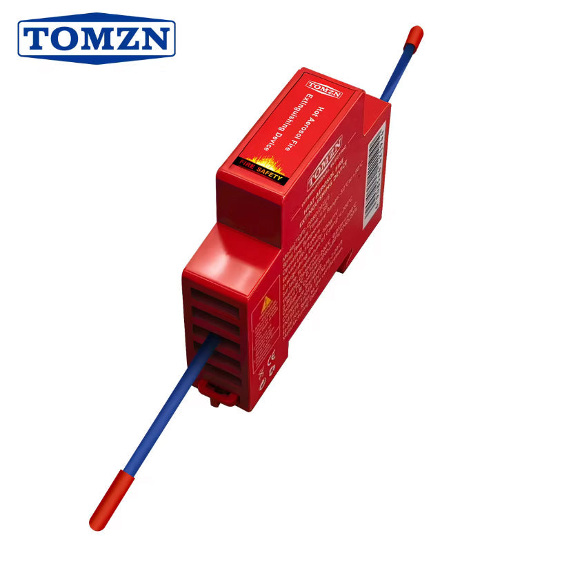 Tomzn DIN rail DB fire extinguisher breaker front view