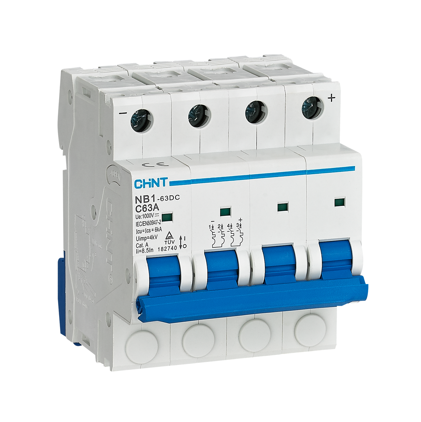 CHINT Four Pole DC Circuit Breaker