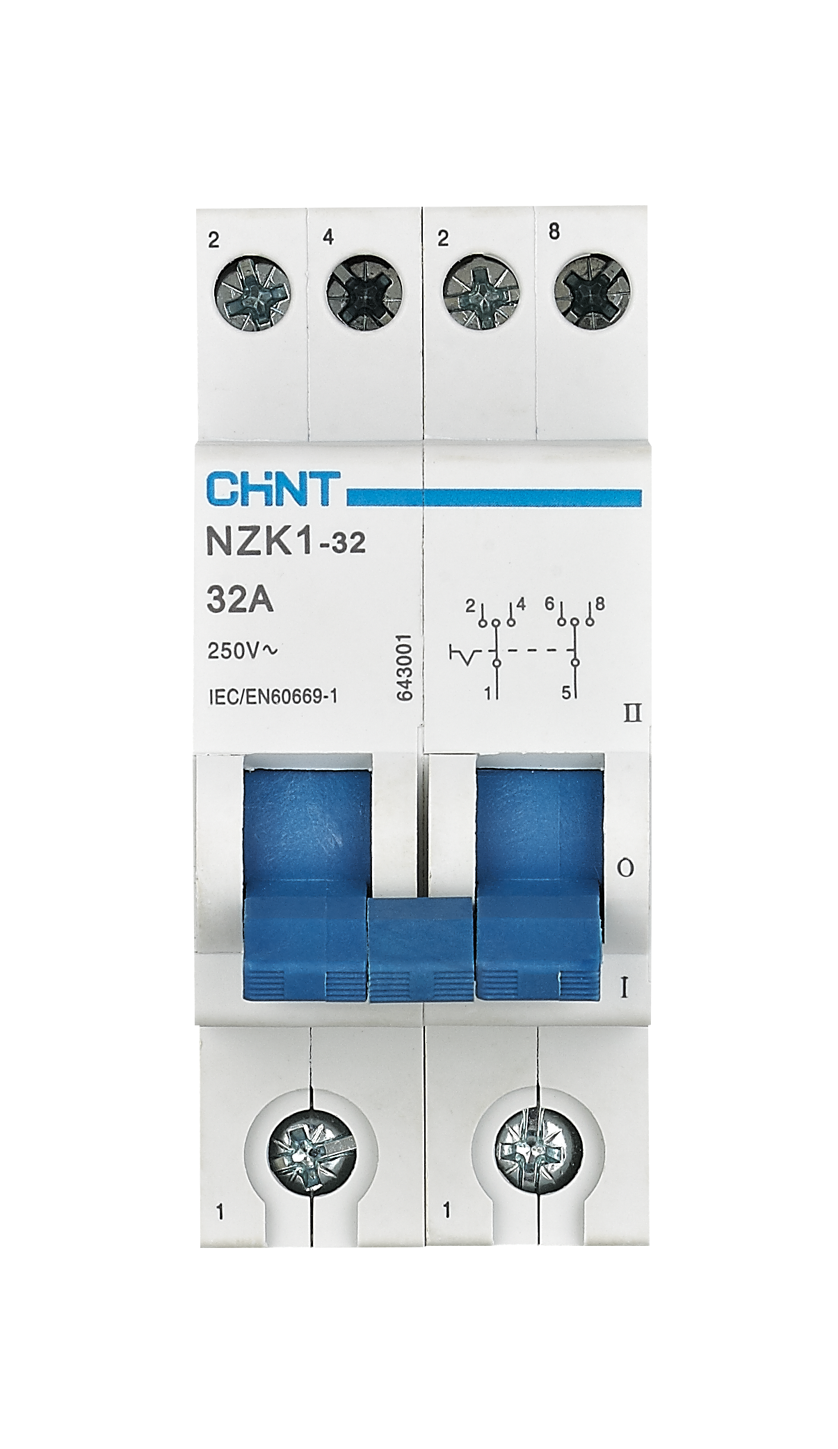 CHINT - Din Rail / Circuit Breaker Changeover