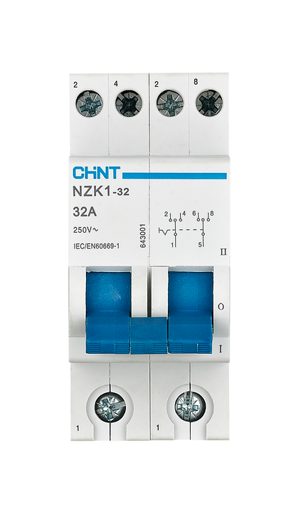 CHINT - Din Rail / Circuit Breaker Changeover