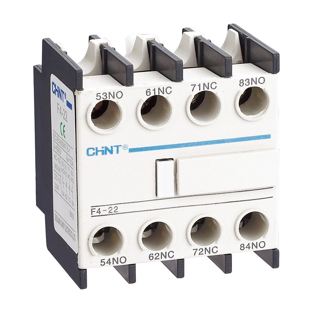 CHINT Contactor Auxiliary Contact Block F4-22