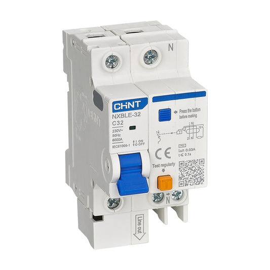 CHINT RCBO NXBLE-32 1P+N C16A circuit breaker