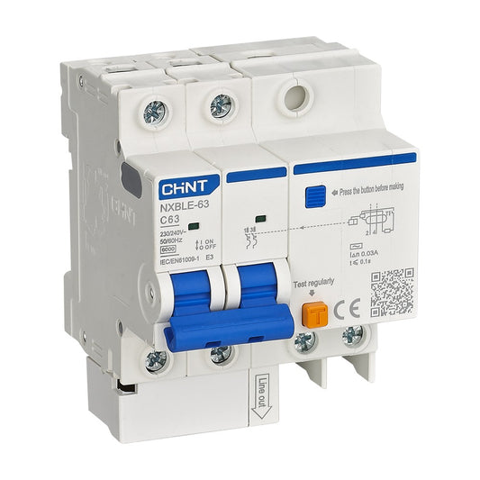 CHINT RCBO NXBLE-63 2P C40A circuit breaker