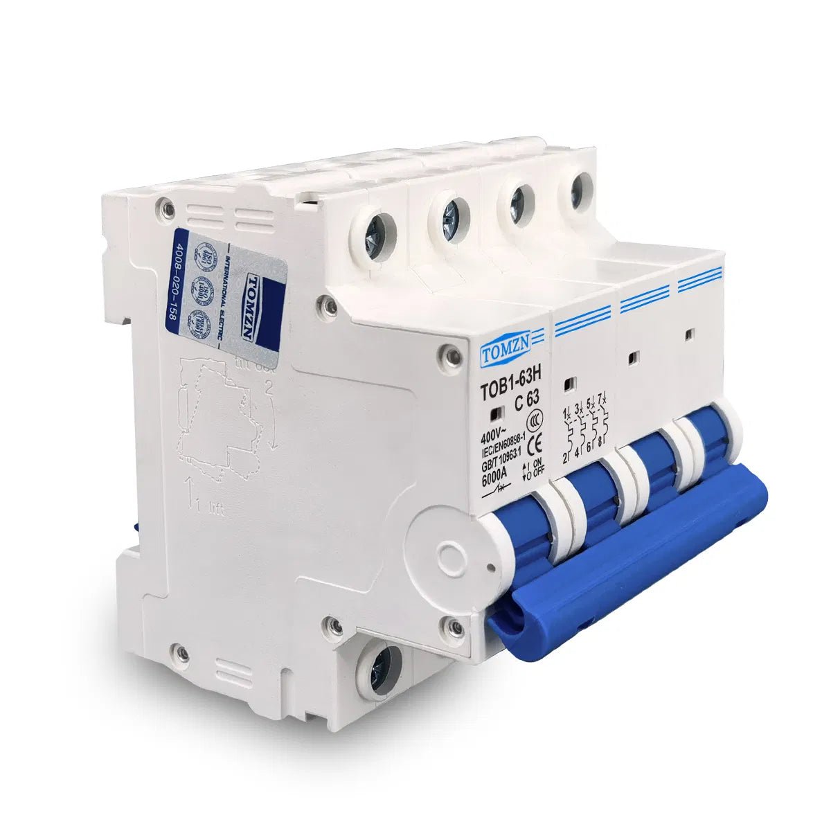 TOMZN Four Pole AC Breaker