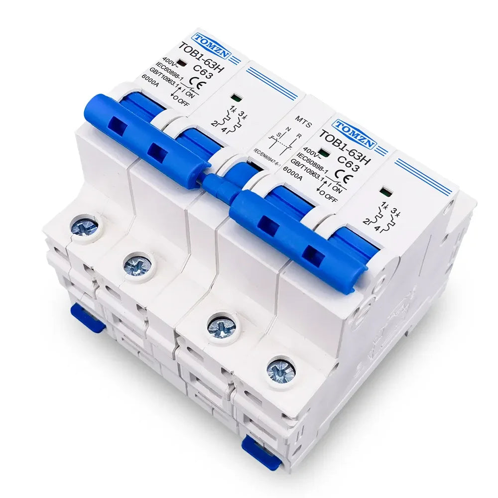 TOMZN Two Pole Manual Transfer Changeover